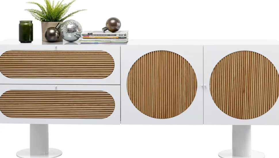 KARE Design Dressoir Atomic White 183x76cm Clearance