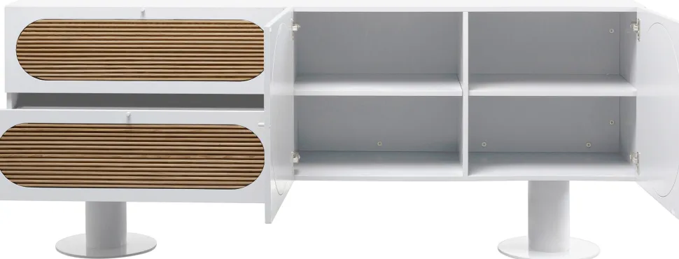 KARE Design Dressoir Atomic White 183x76cm Clearance