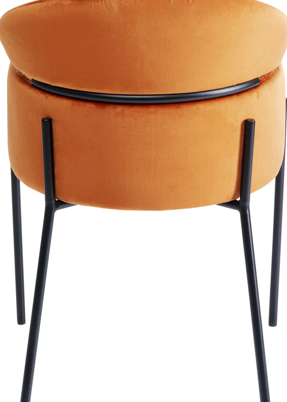KARE Design Eetkamerstoel Alexia Fluweel Oranje Online