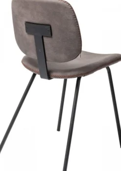 KARE Design Eetkamerstoel Barber Bruin Clearance