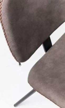KARE Design Eetkamerstoel Barber Bruin Clearance