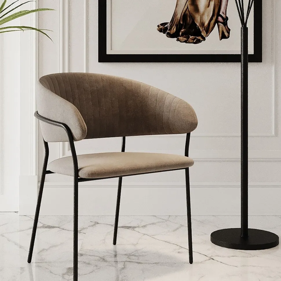 KARE Design Eetkamerstoel Belle Brown (Set Van 2) Clearance