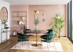 KARE Design Eetkamerstoel Belle Groen New