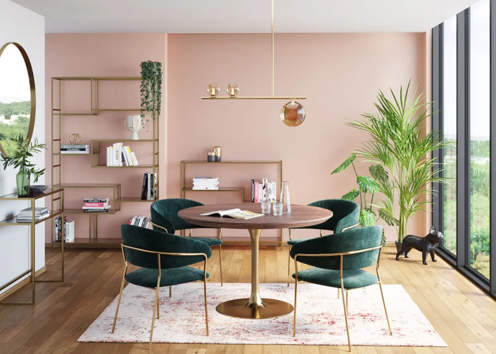 KARE Design Eetkamerstoel Belle Groen New