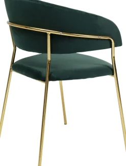 KARE Design Eetkamerstoel Belle Groen New