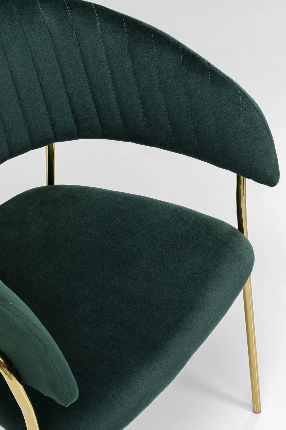 KARE Design Eetkamerstoel Belle Groen New