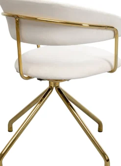 KARE Design Eetkamerstoel Belle Velvet Cream Best