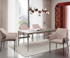 KARE Design Eetkamerstoel Bess Beige Flitter Cheap