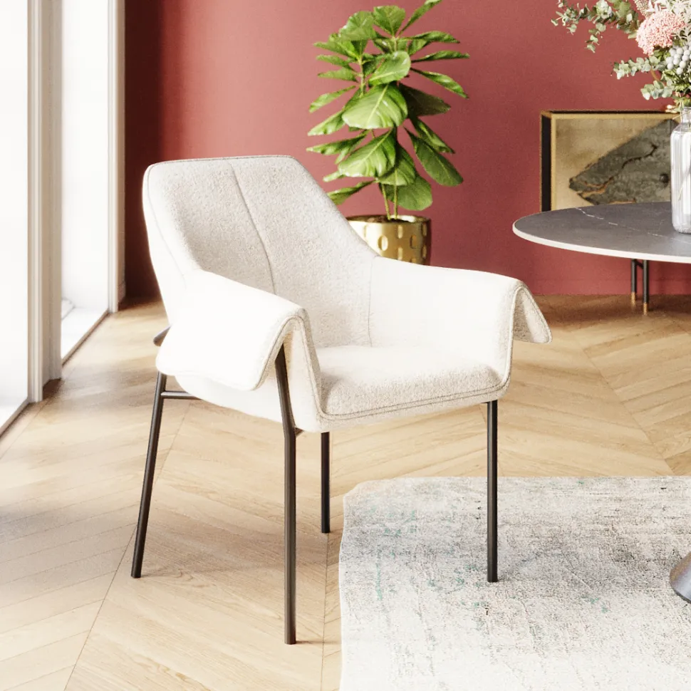 KARE Design Eetkamerstoel Bess Cream Best