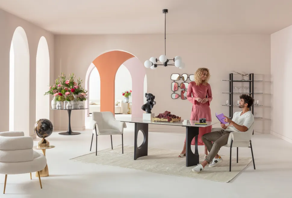 KARE Design Eetkamerstoel Bess Cream Best