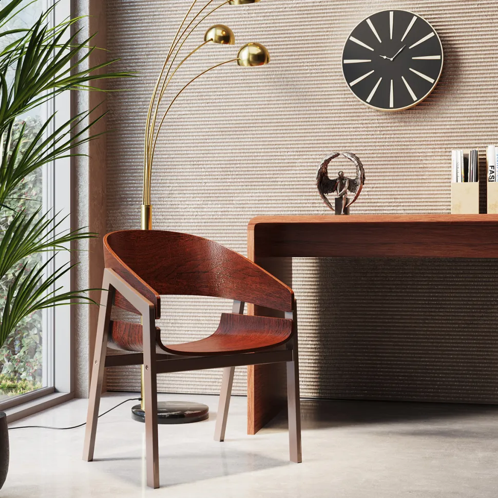 KARE Design Eetkamerstoel Biarritz Brown Shop