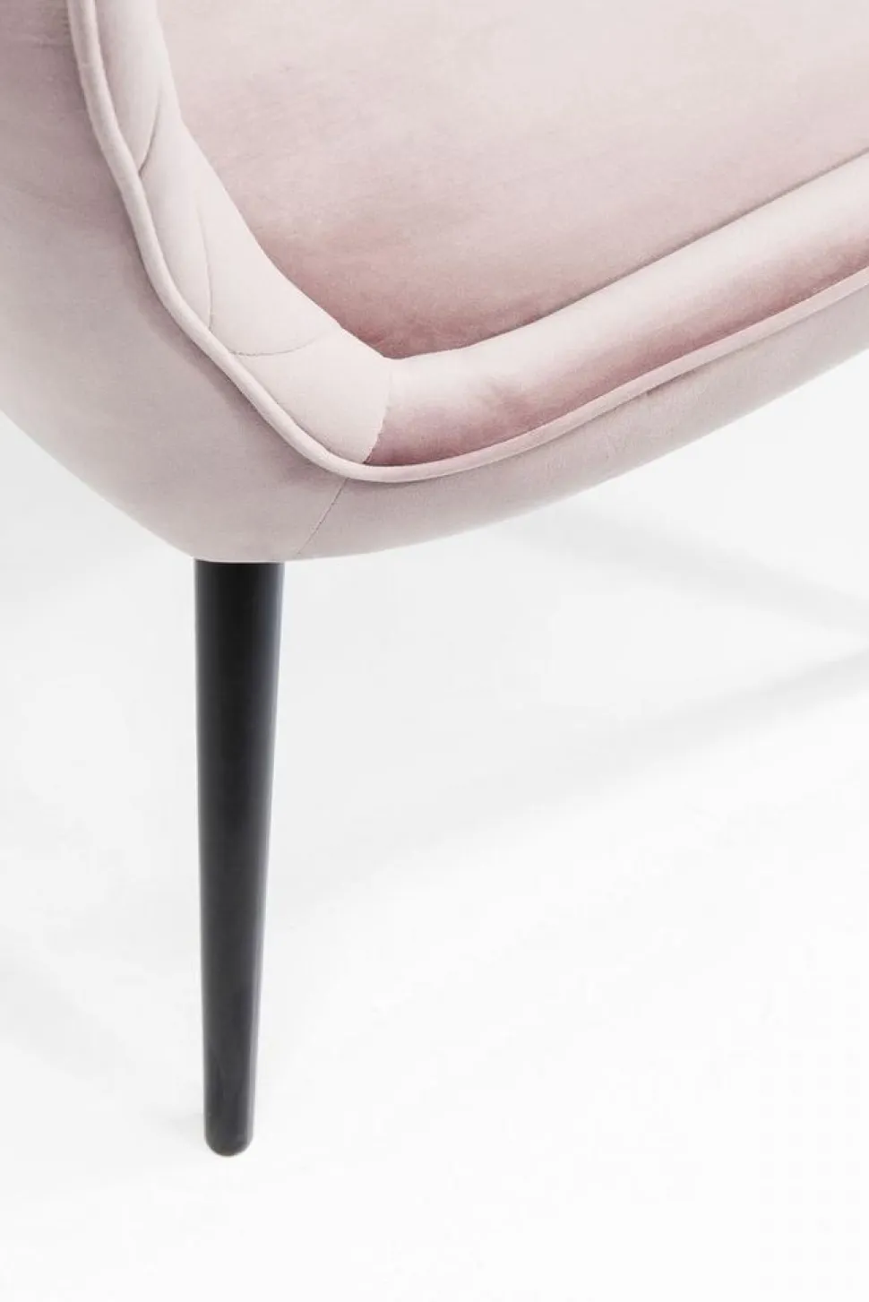 KARE Design Eetkamerstoel Black Marshall Fluweel Roze Shop