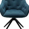 KARE Design Eetkamerstoel Carlito Mesh Bluegreen Store