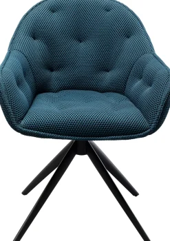 KARE Design Eetkamerstoel Carlito Mesh Bluegreen Store