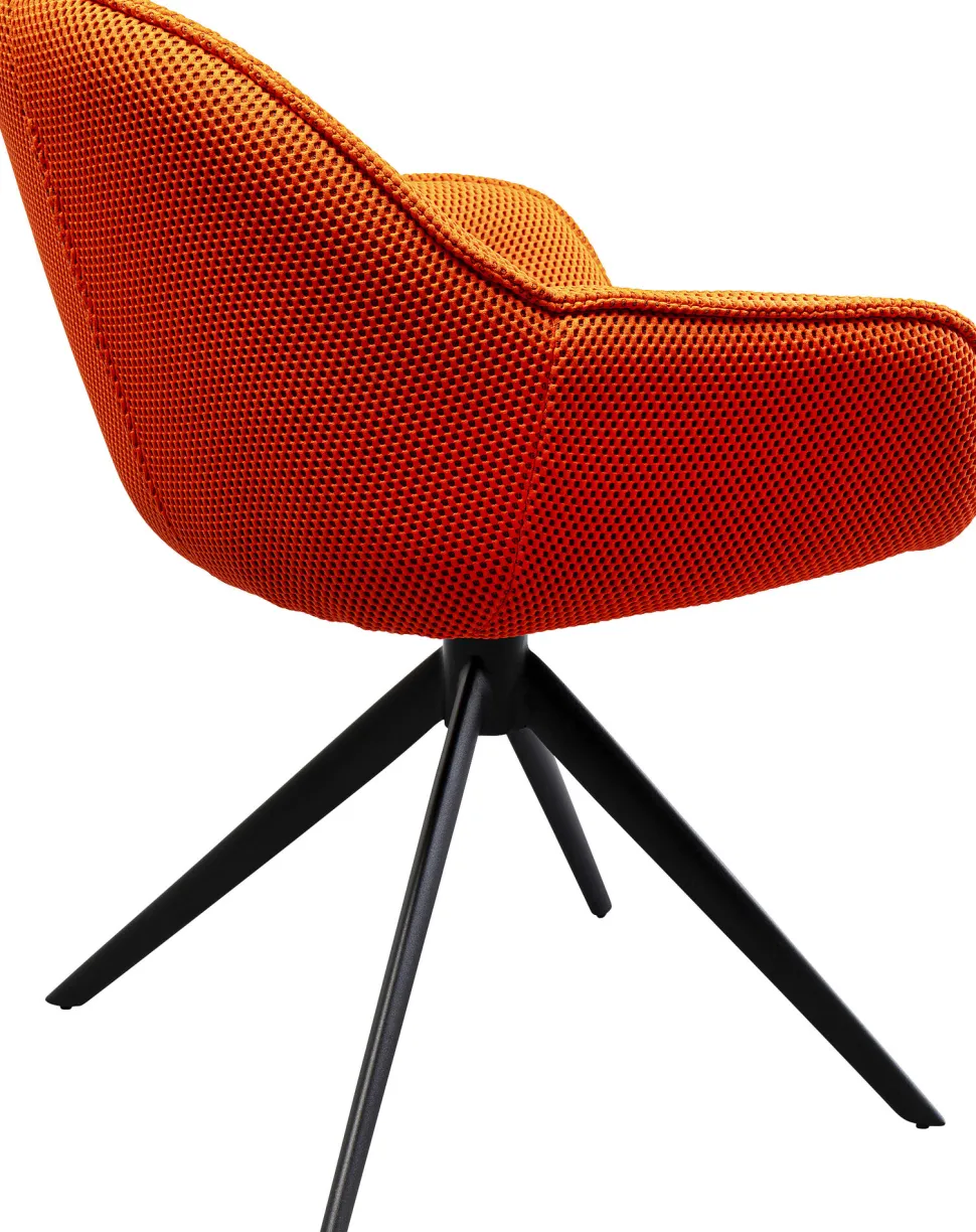 KARE Design Eetkamerstoel Carlito Mesh Orange Flash Sale