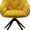 KARE Design Eetkamerstoel Carlito Mesh Yellow Best