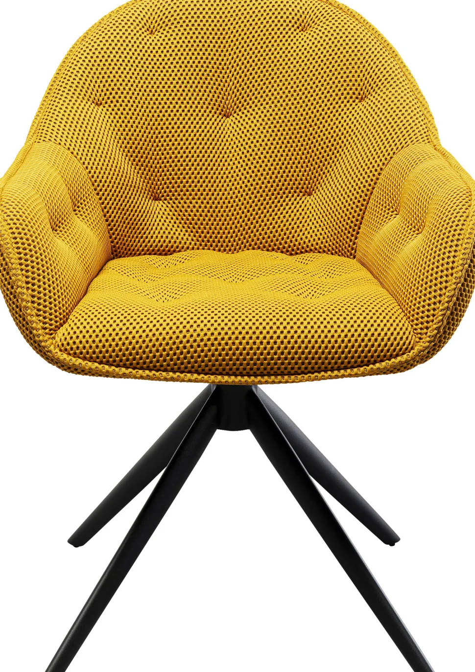 KARE Design Eetkamerstoel Carlito Mesh Yellow Best