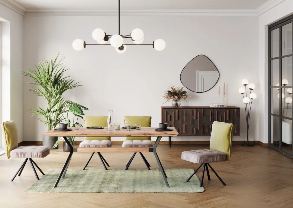 KARE Design Eetkamerstoel Chelsea Groen Best