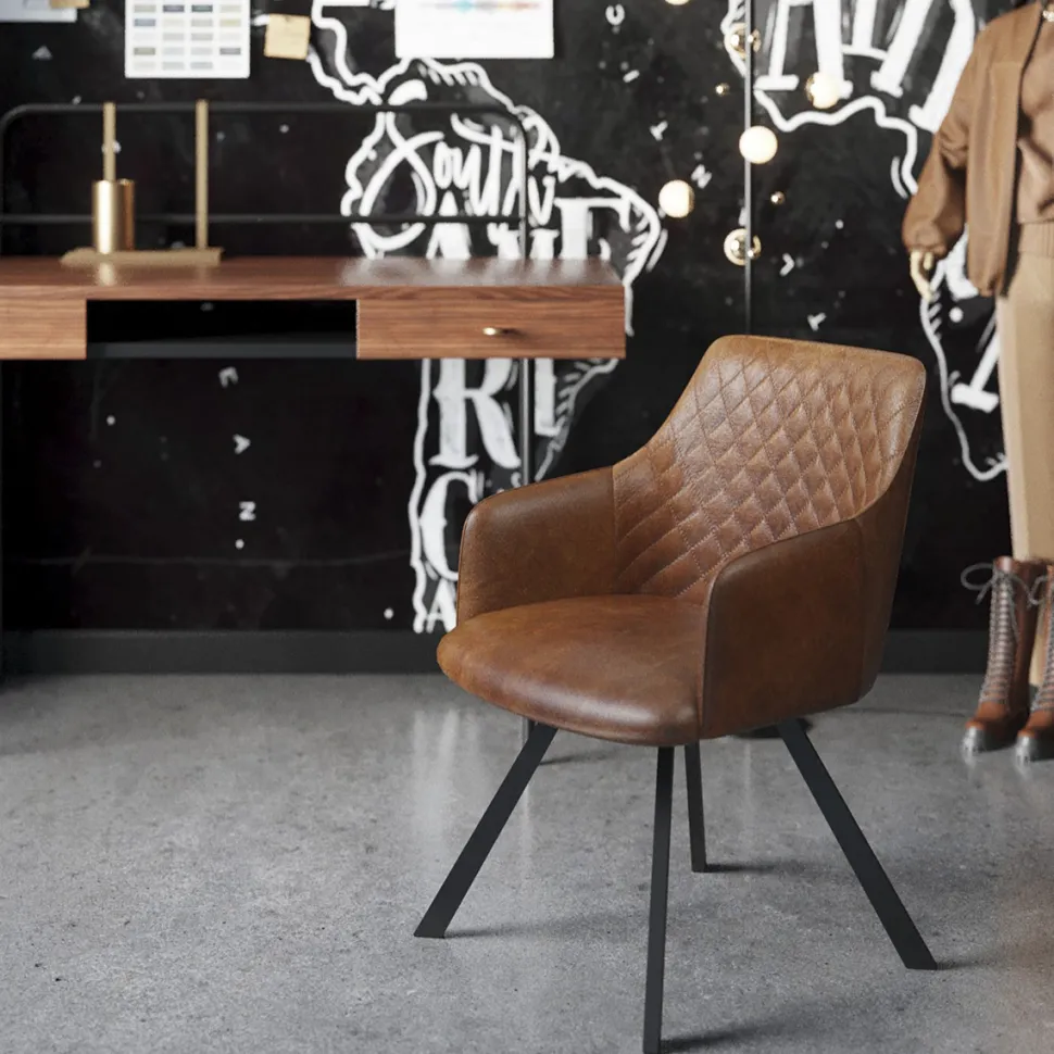 KARE Design Eetkamerstoel Coco Brown Fashion