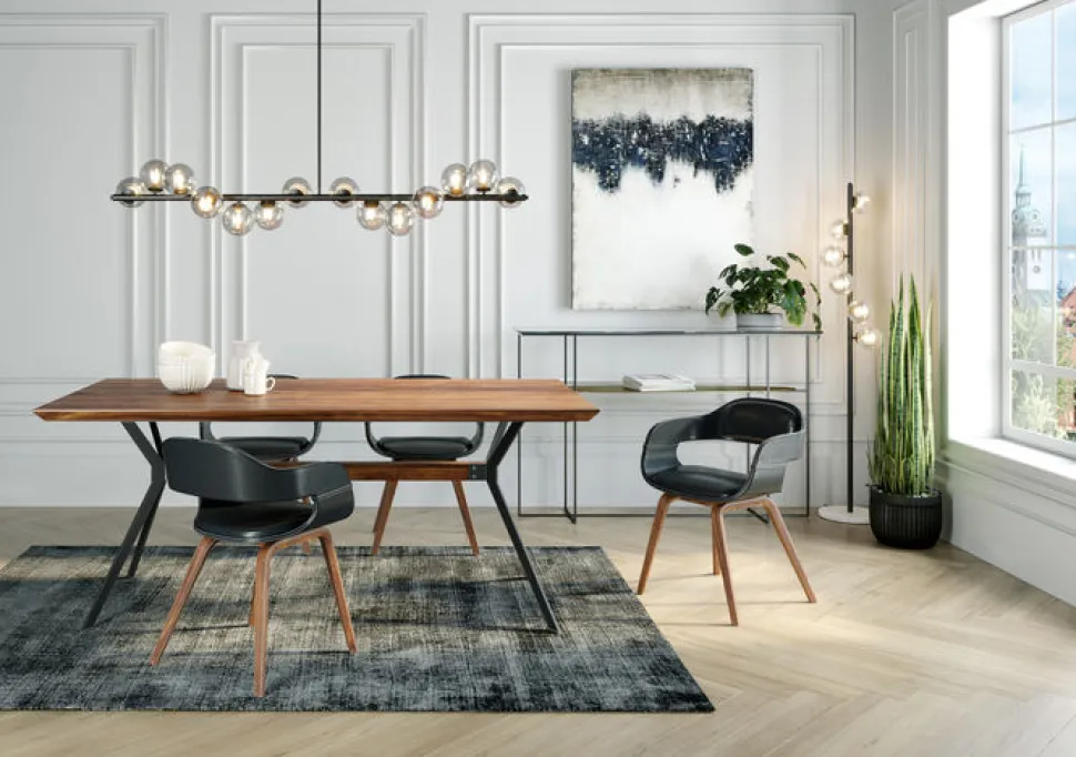 KARE Design Eetkamerstoel Costa Walnoot Hot