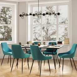 KARE Design Eetkamerstoel East Side Petrol-Blauw Cheap