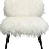 KARE Design Eetkamerstoel Hairy White Hot