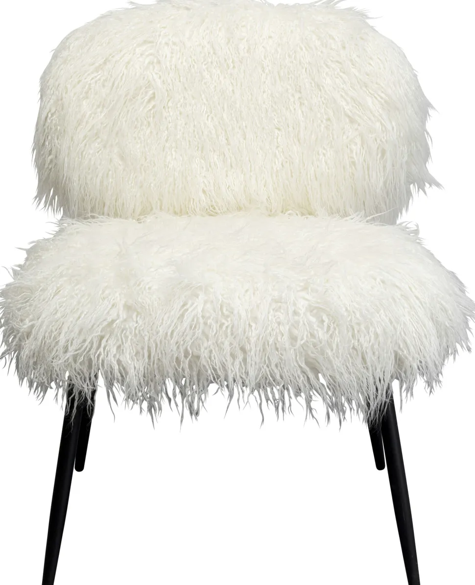 KARE Design Eetkamerstoel Hairy White Hot
