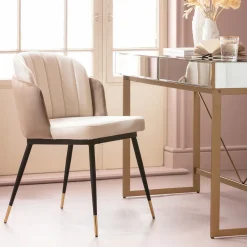 KARE Design Eetkamerstoel Hojas Beige Cheap
