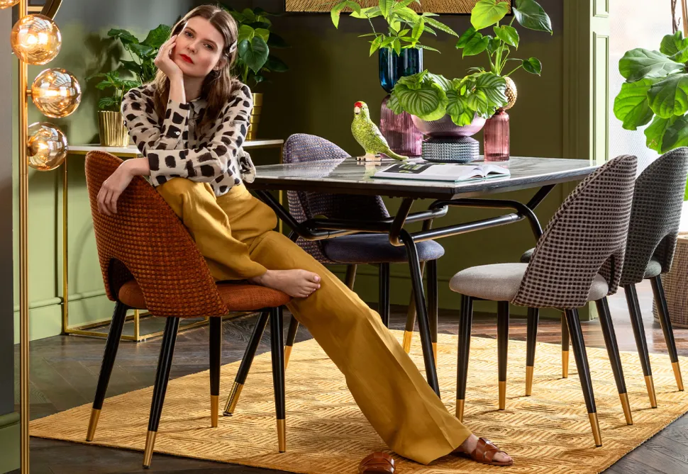 KARE Design Eetkamerstoel Hudson Beige Store