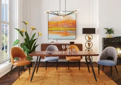 KARE Design Eetkamerstoel Hudson Oranje Outlet