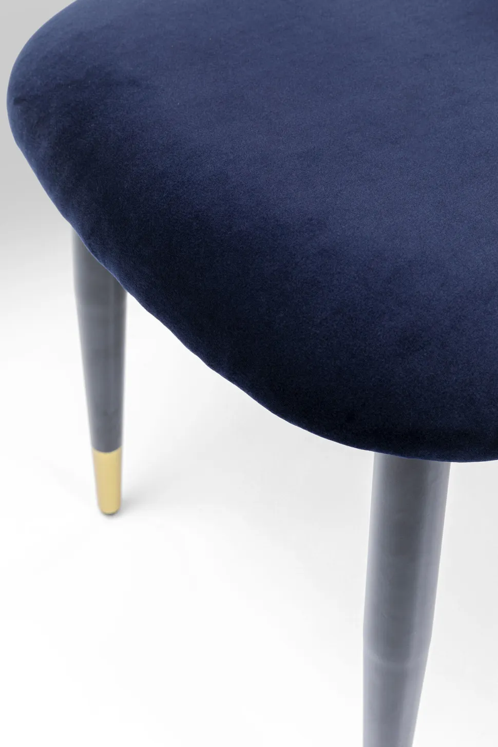 KARE Design Eetkamerstoel Iris Fluweel Blauw (set Van 2) Best Sale