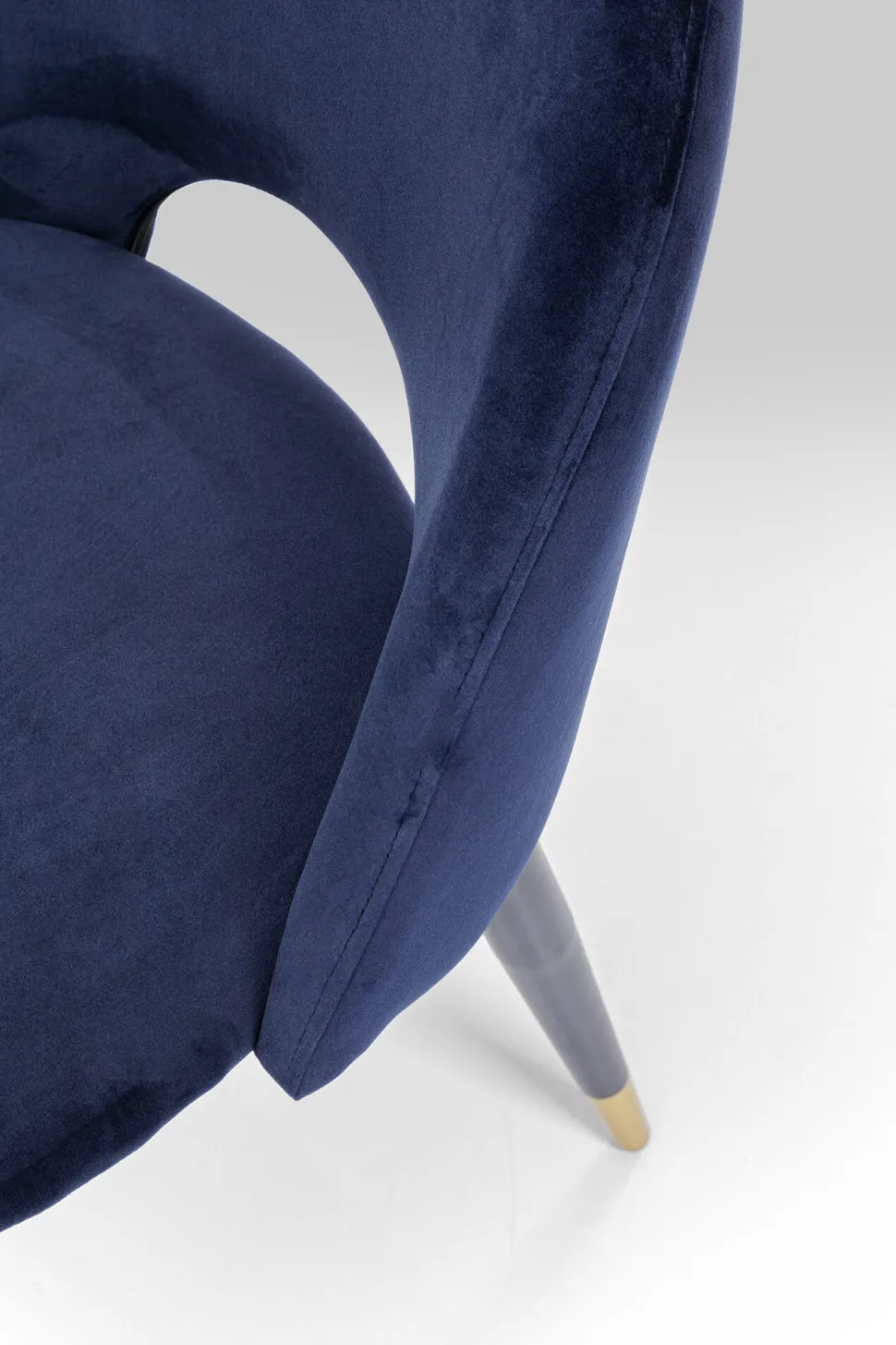 KARE Design Eetkamerstoel Iris Fluweel Blauw (set Van 2) Best Sale