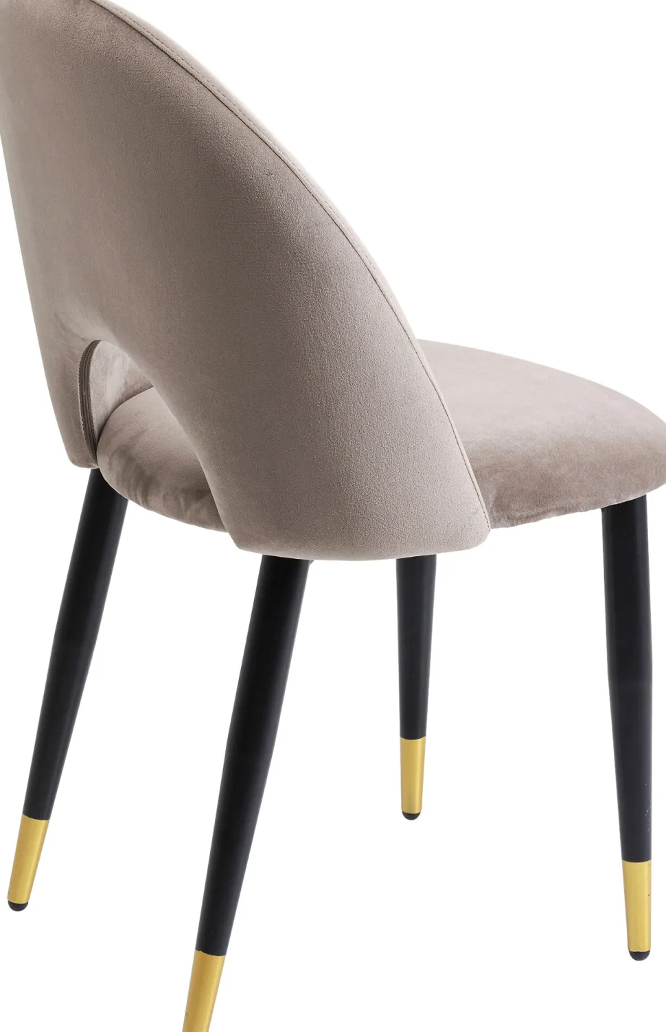 KARE Design Eetkamerstoel Iris Fluweel Taupe (set Van 2) Cheap