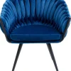 KARE Design Eetkamerstoel Knot Blauw Hot