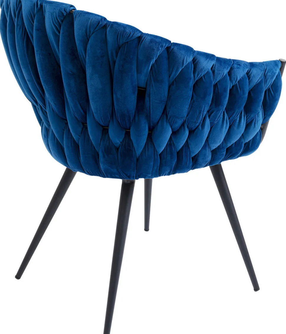 KARE Design Eetkamerstoel Knot Blauw Hot