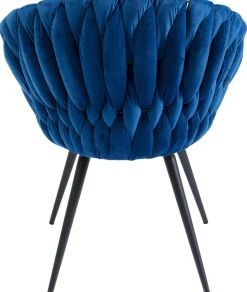 KARE Design Eetkamerstoel Knot Blauw Hot