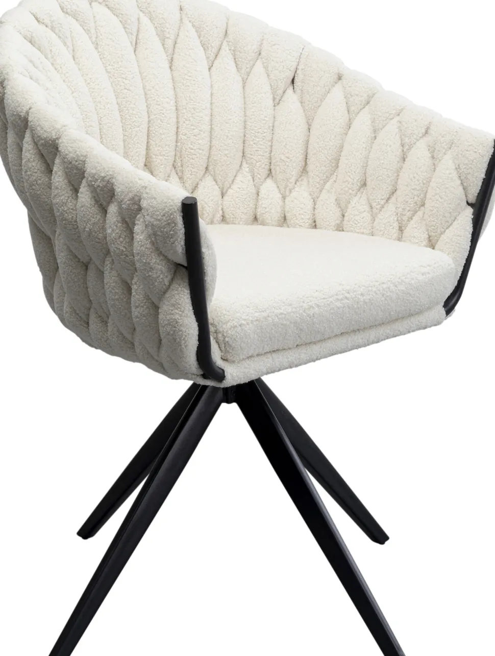 KARE Design Eetkamerstoel Knot Boucle Online