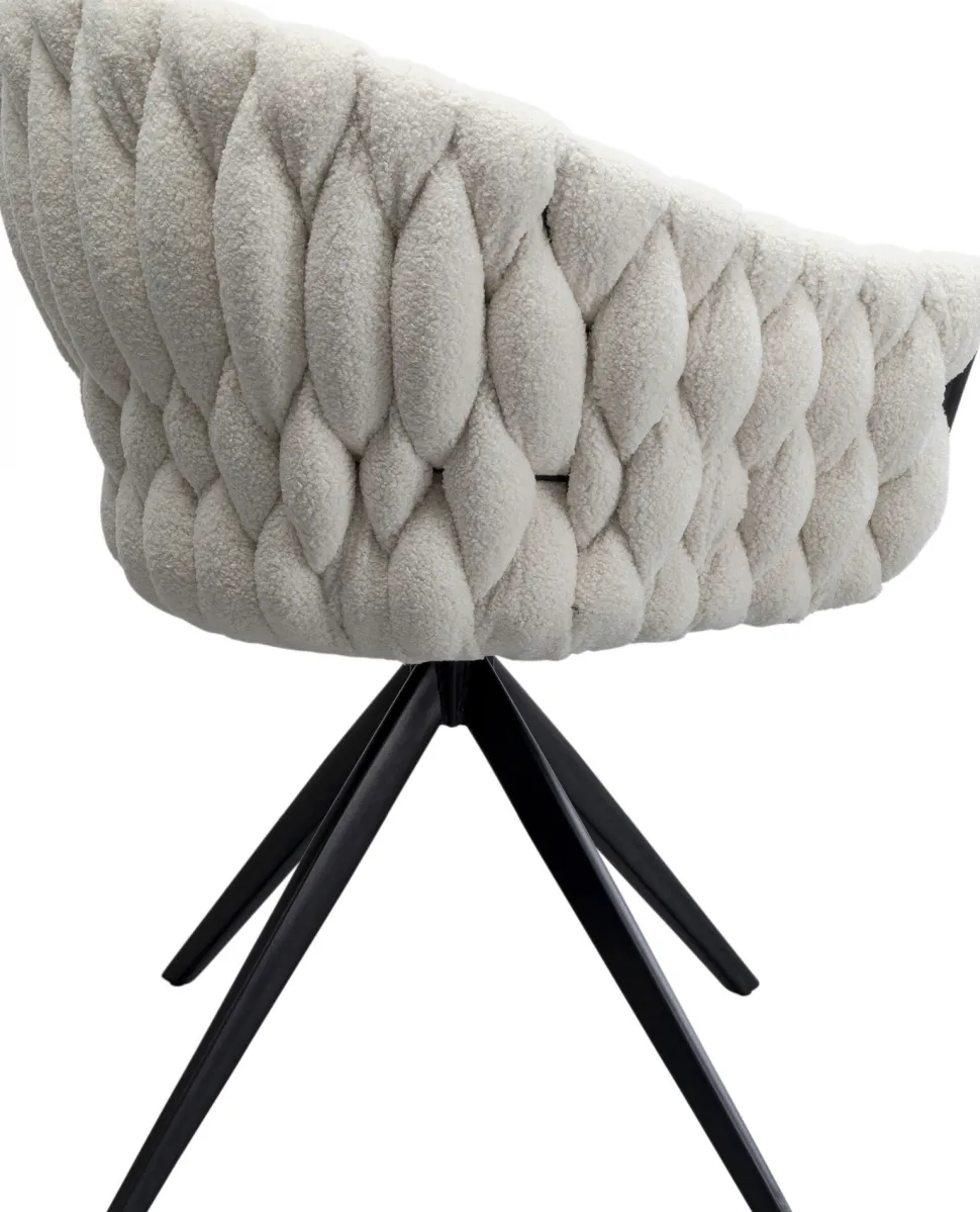 KARE Design Eetkamerstoel Knot Boucle Online