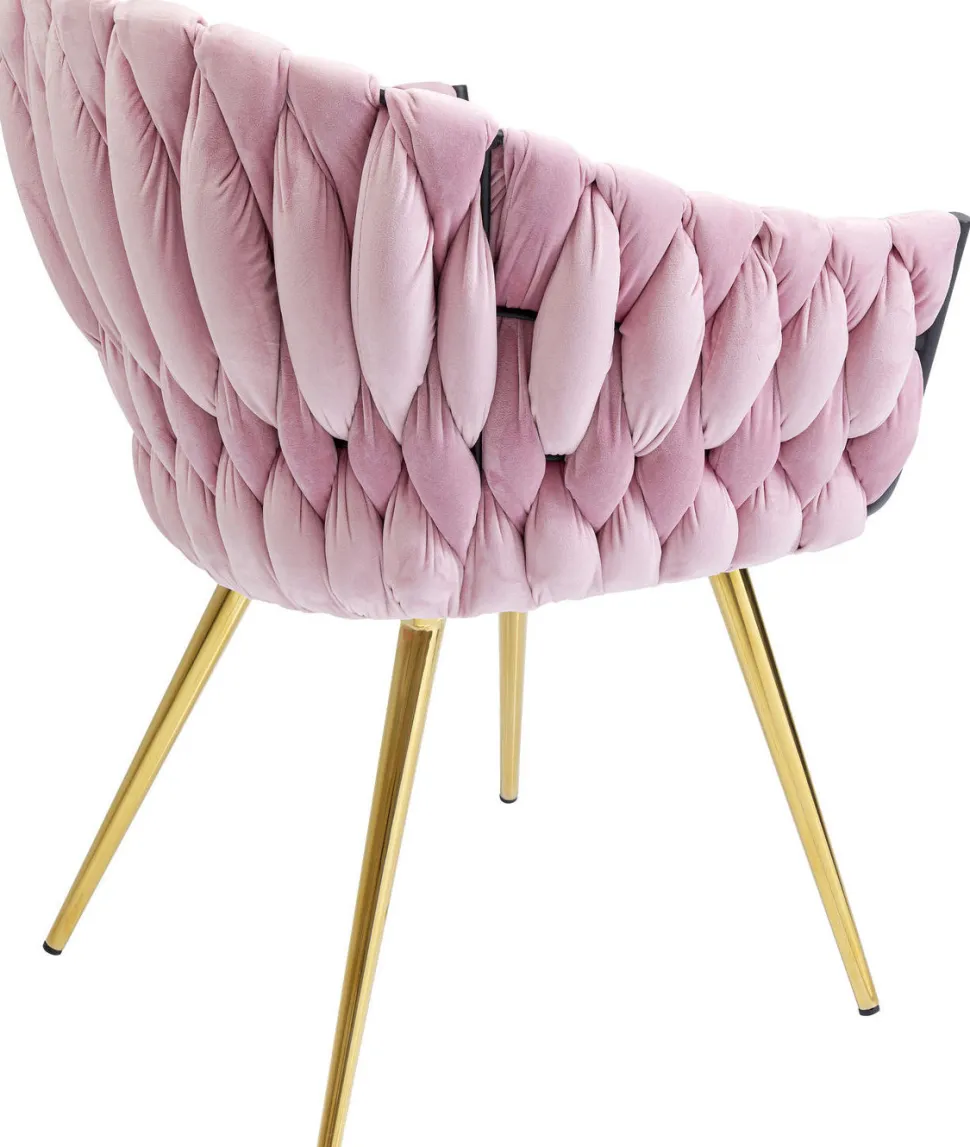 KARE Design Eetkamerstoel Knot Roze Cheap