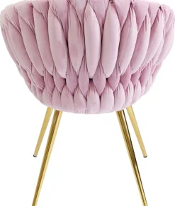 KARE Design Eetkamerstoel Knot Roze Cheap