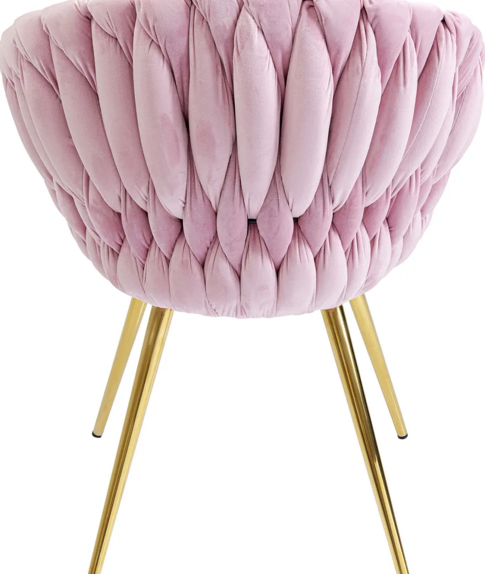 KARE Design Eetkamerstoel Knot Roze Cheap