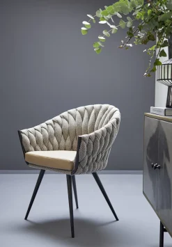 KARE Design Eetkamerstoel Knot Tweed Online