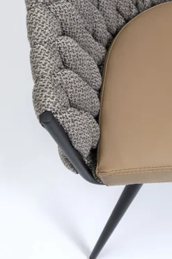 KARE Design Eetkamerstoel Knot Tweed Online
