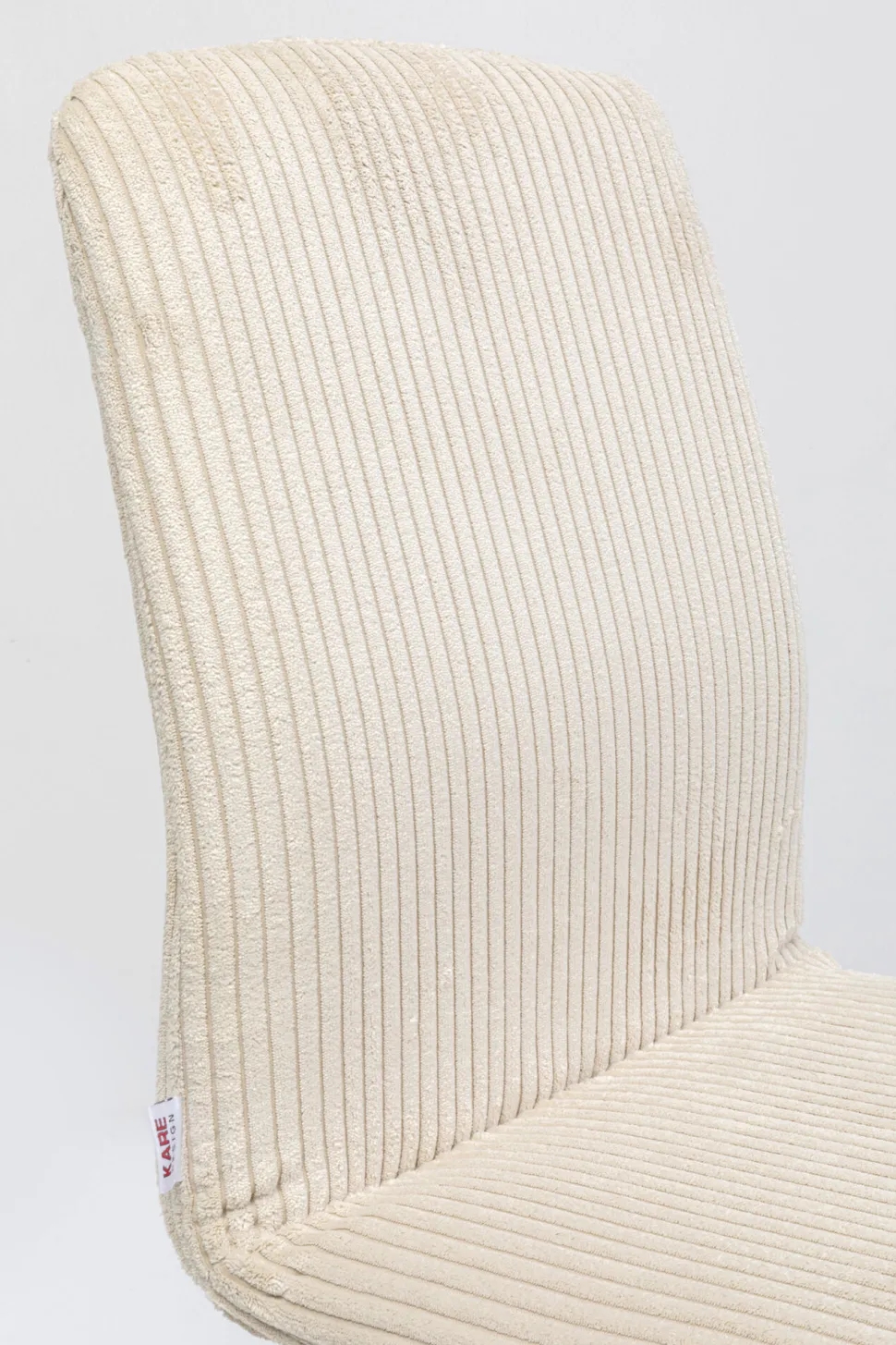KARE Design Eetkamerstoel Lara Cord Creme Best
