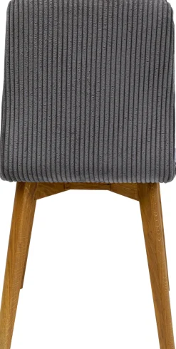 KARE Design Eetkamerstoel Lara Cord Grey Shop