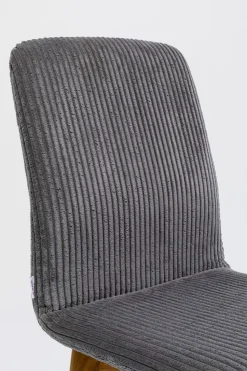 KARE Design Eetkamerstoel Lara Cord Grey Shop