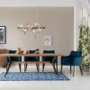 KARE Design Eetkamerstoel Mode Fluweel Patrol-Blauw Hot