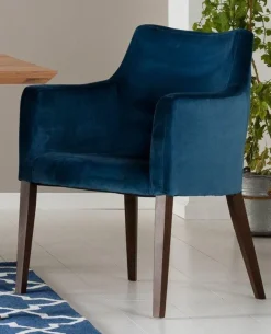 KARE Design Eetkamerstoel Mode Fluweel Patrol-Blauw Hot