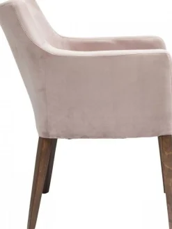 KARE Design Eetkamerstoel Mode Fluweel Roze Cheap