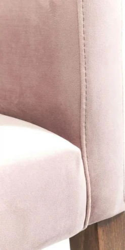 KARE Design Eetkamerstoel Mode Fluweel Roze Cheap